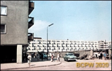 Stare Miasto, osiedle Nowy Targ, budynki mieszkalne oraz ogrodzone targowisko, Wrocław