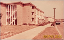 Budynek mieszkalny dwupiętrowy, widok zewnętrzny, Basildon, Anglia, Wielka Brytania