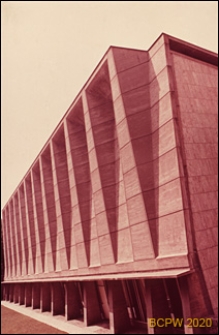 Pałac UNESCO, sala obrad plenarnych, elewacja budynku, Paryż, Francja