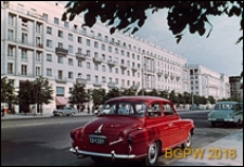 Ulica Marszałkowska, widok od strony ulicy Królewskiej w kierunku ulicy Świętokrzyskiej, Warszawa