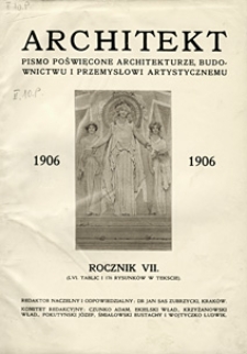 Architekt 1906 z.6