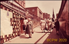 Zejście do podziemnego przejścia, Coventry, Anglia, Wielka Brytania