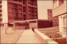 Osiedle mieszkaniowe Brandon Estate, fragment zabudowy mieszkaniowej, Londyn, Wielka Brytania