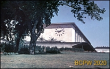 Dworzec Zachodni, elewacja boczna budynku, Wiedeń, Austria