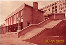 Szkoła, pawilon dyrekcji, widok zewnętrzny, Bagneaux, Francja