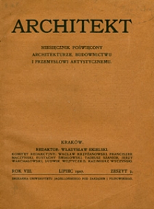 Architekt 1907 z. 7