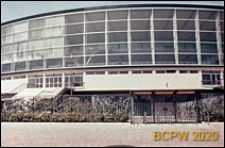 Dzielnica Esposizione Universale di Roma, Pałac Sportu, fragment elewacji oraz wejście do sektora E, Rzym, Włochy