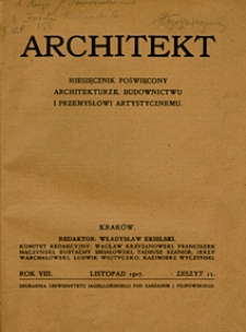 Architekt 1907 z. 11