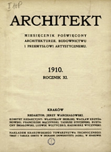 Architekt 1910 Indeks