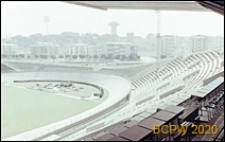 Welodrom, widok spod zadaszenia trybuny gł&oacute;wnej, Rzym, Włochy