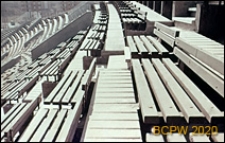 Welodrom, ławki na trybunach, Rzym, Włochy