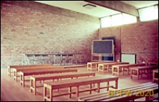 Ośrodek sportowy Acqua Acetosa, sala wykładowa, wnętrze, Rzym, Włochy