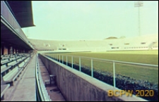 Stadion Flaminio, bariera między boiskiem a trybunami, Rzym, Włochy