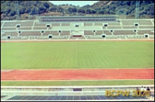 Stadion Olimpijski, fragment bieżni i boiska, Rzym, Włochy