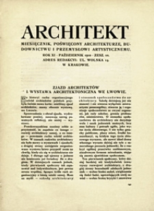 Architekt 1910 z. 10