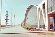 Centrum wystawowo-kongresowe RAI, hala Europahal RAI, szklana elewacja budynku, Amsterdam, Niderlandy