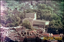 Teatr miejski przy ulicy Lucasbolwerk, widok z wieży Katedry, Utrecht, Niderlandy