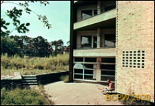 Dom Akademicki I, fragment elewacji, Berlin, Niemcy