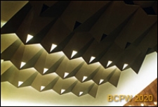 Teatr Wielki, wnętrze, detal, fragment sufitu, Łódź