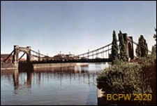 Most Grunwaldzki, widok ogólny od strony Odry, Wrocław
