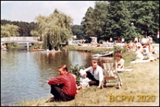 Ośrodek wypoczynkowy, nadbrzeże kanału, widok ogólny, Zalesie