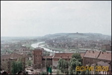 Widok z Wawelu na Bielany, Krak&oacute;w