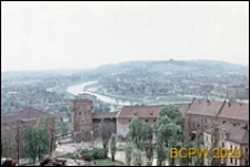 Widok z Wawelu, panorama miasta, Kraków