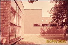 Dom Akademicki I, fragment elewacji pawilonu stołówki, Berlin, Niemcy