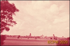 Panoramiczny widok miasta, Wismar, Niemcy