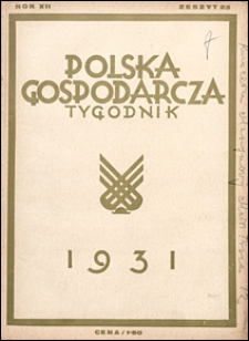 Polska Gospodarcza 1931 nr 23
