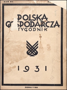 Polska Gospodarcza 1931 nr 26