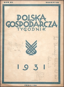 Polska Gospodarcza 1931 nr 28