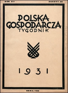 Polska Gospodarcza 1931 nr 36