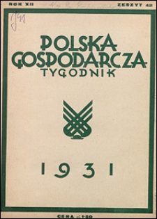 Polska Gospodarcza 1931 nr 42