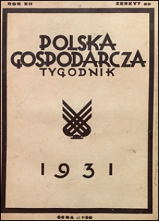 Polska Gospodarcza 1931 nr 50