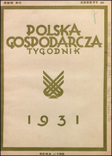 Polska Gospodarcza 1931 nr 51