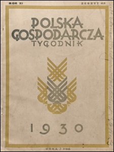 Polska Gospodarcza 1930 nr 42