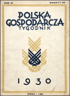 Polska Gospodarcza 1930 nr 43