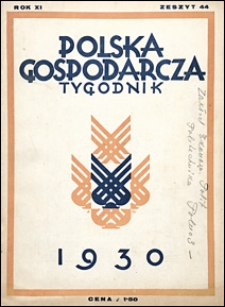 Polska Gospodarcza 1930 nr 44