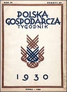 Polska Gospodarcza 1930 nr 47
