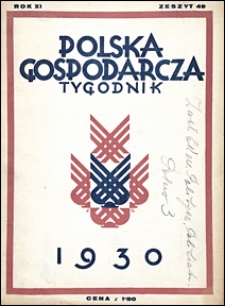 Polska Gospodarcza 1930 nr 49