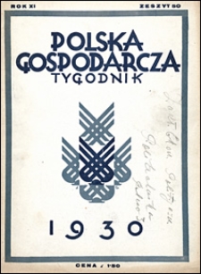 Polska Gospodarcza 1930 nr 50
