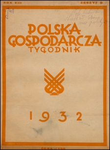 Polska Gospodarcza 1932 nr 5