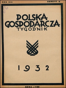Polska Gospodarcza 1932 nr 9