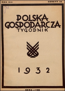 Polska Gospodarcza 1932 nr 14