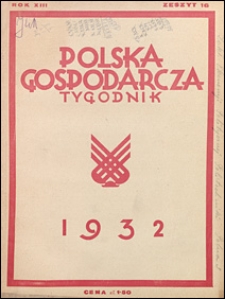 Polska Gospodarcza 1932 nr 16