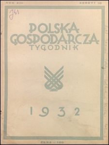 Polska Gospodarcza 1932 nr 18