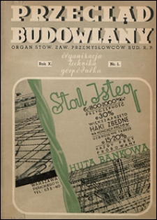 Przegląd Budowlany 1938 nr 1
