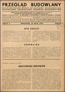 Przegląd Budowlany 1939 nr 5