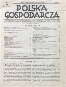 Polska Gospodarcza 1933 nr 1